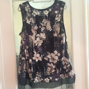 Vera Wang Simply Vera Sleeveless Top